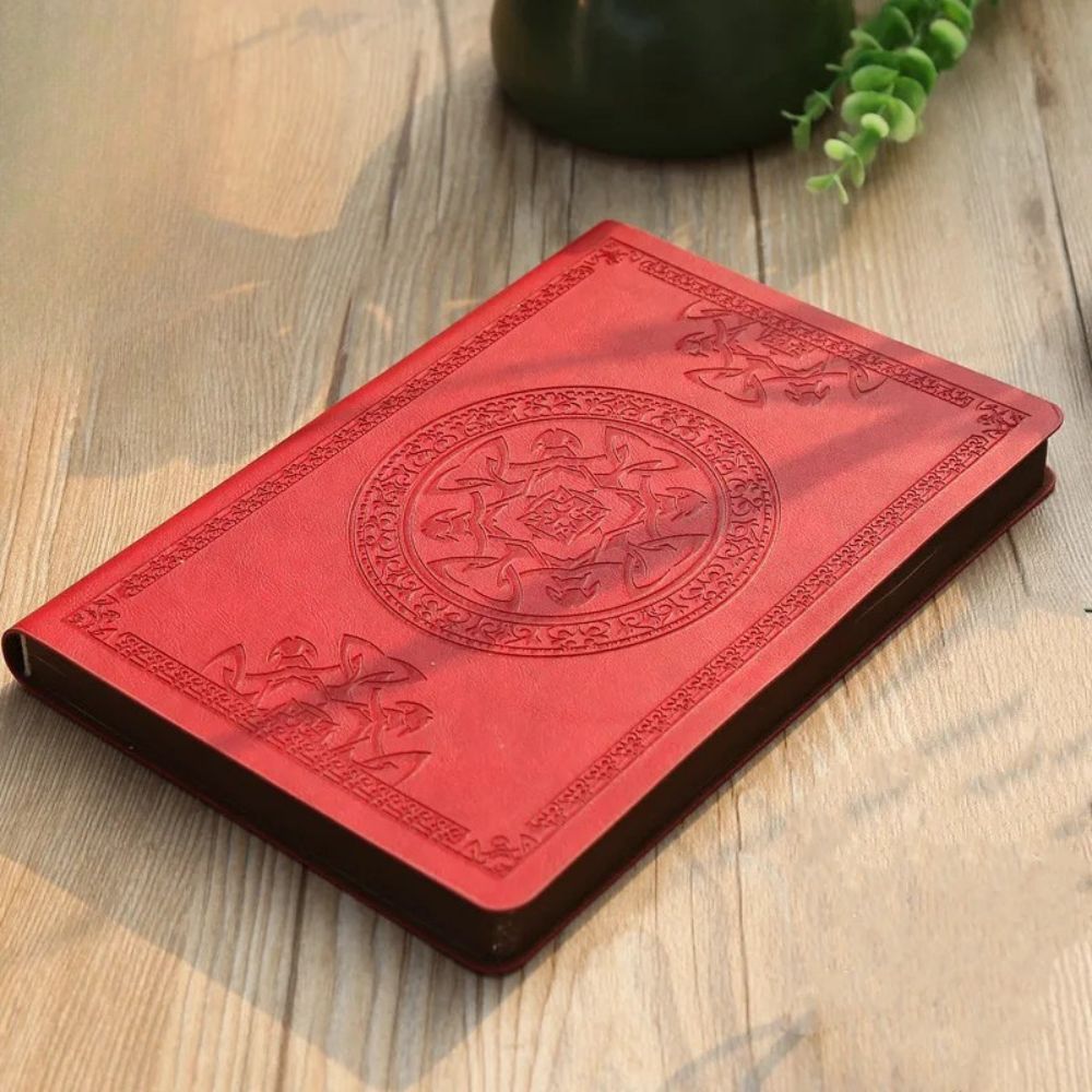 Agenda A5 Style Ancien Rouge