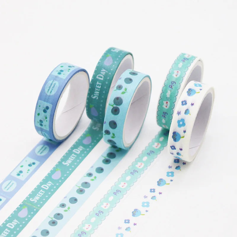 Masking Tape Kawaii bleu