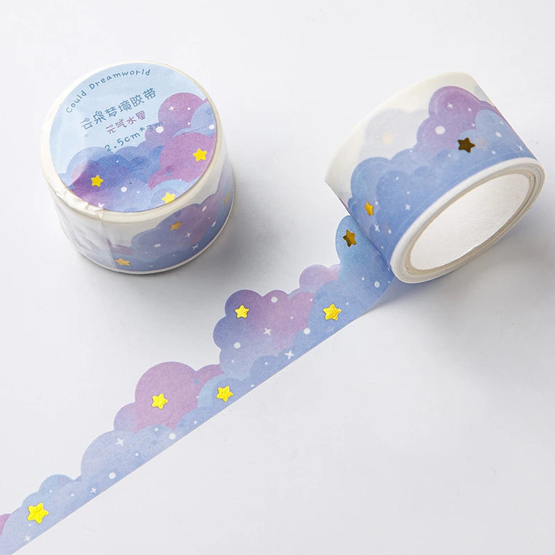 Masking_Tape_Nuages_Kawaii bleu violet