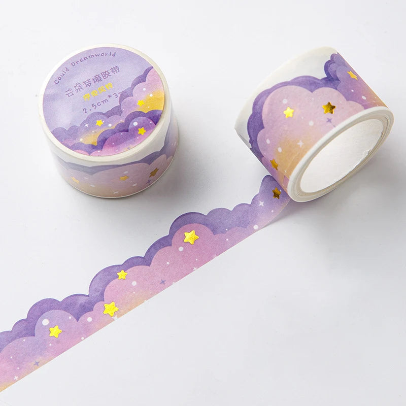 Masking_Tape_Nuages_Kawaii rose violet