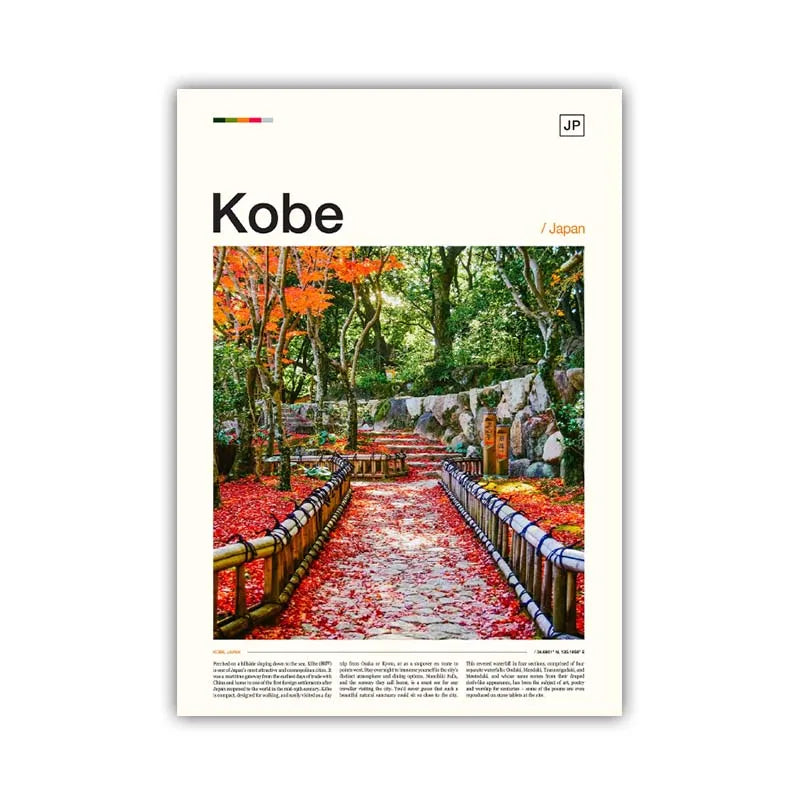 Poster Japon Kobe