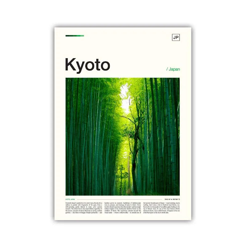 Poster Japon Kyoto