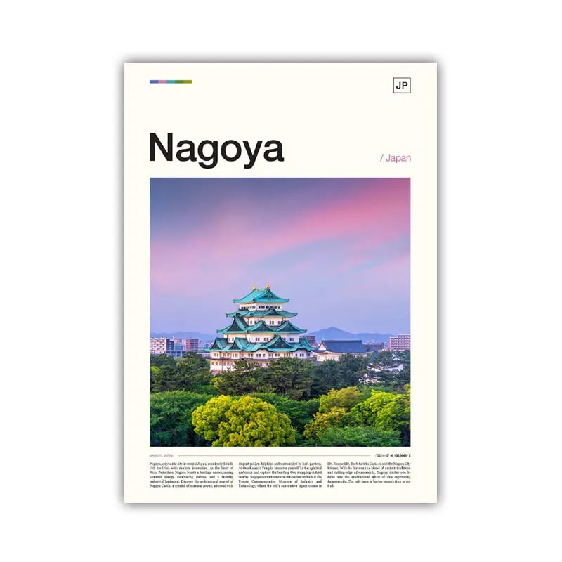 Poster Japon Nagoya