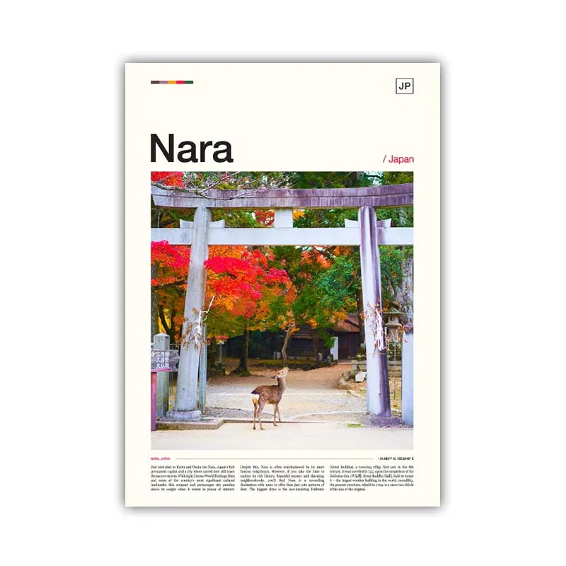 Poster Japon Nara Tori