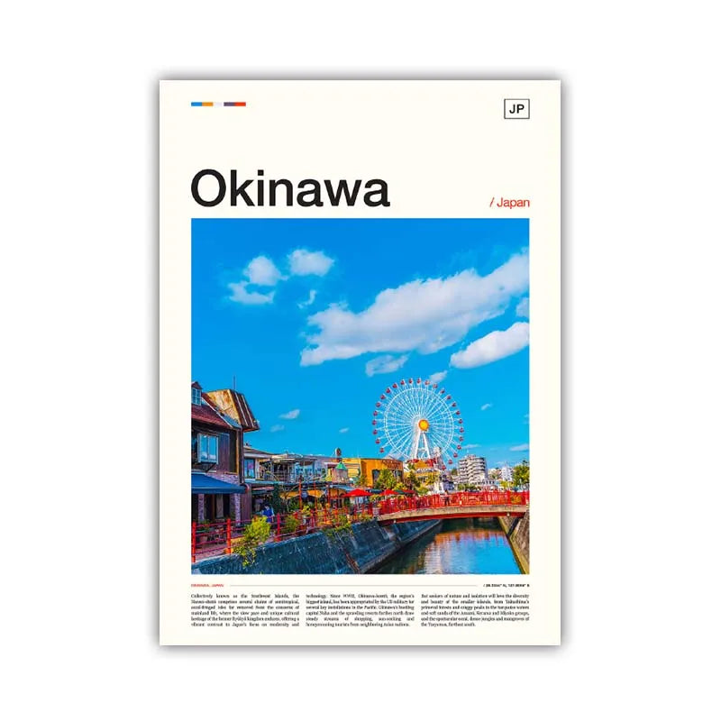 Poster Japon Okinawa