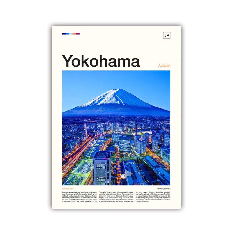 Poster Japon Yokohama