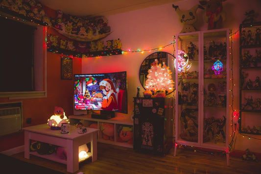 bureau décoré de façon kawaii zen