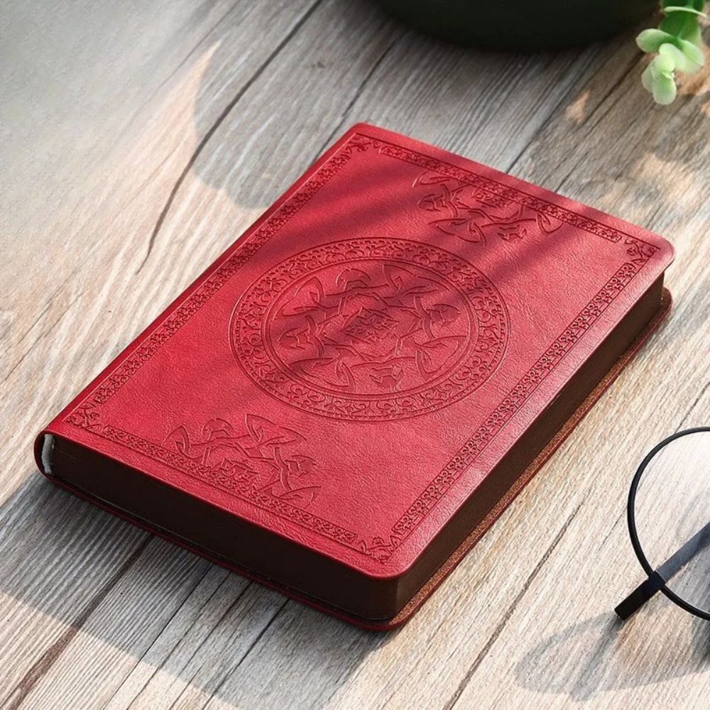 Agenda vintage format A6 Rouge