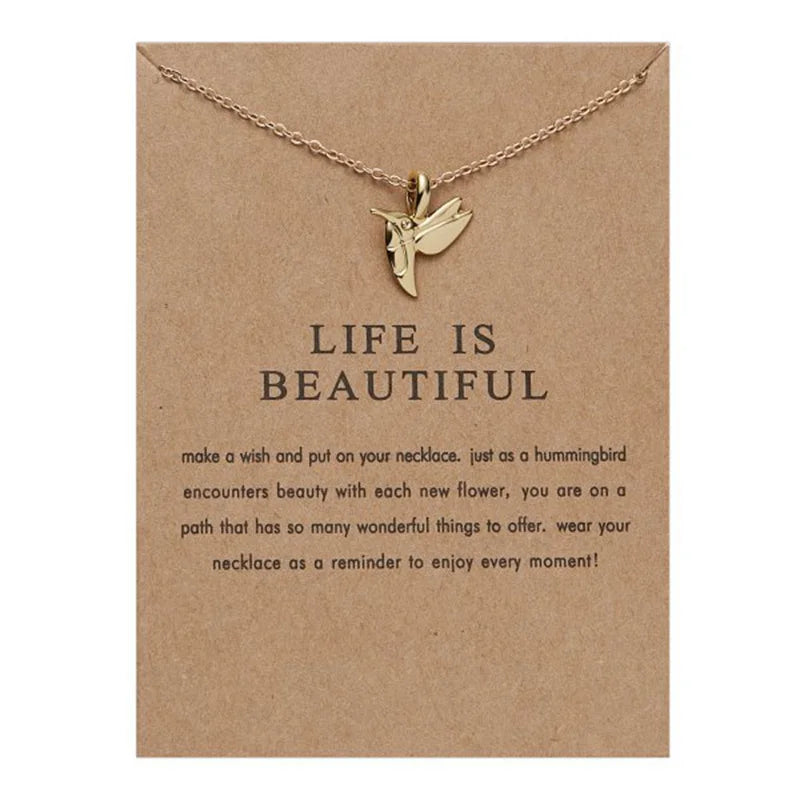 Collier Kawaii Colibri