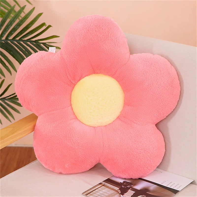 Coussin Kawaii Fleur rose 2