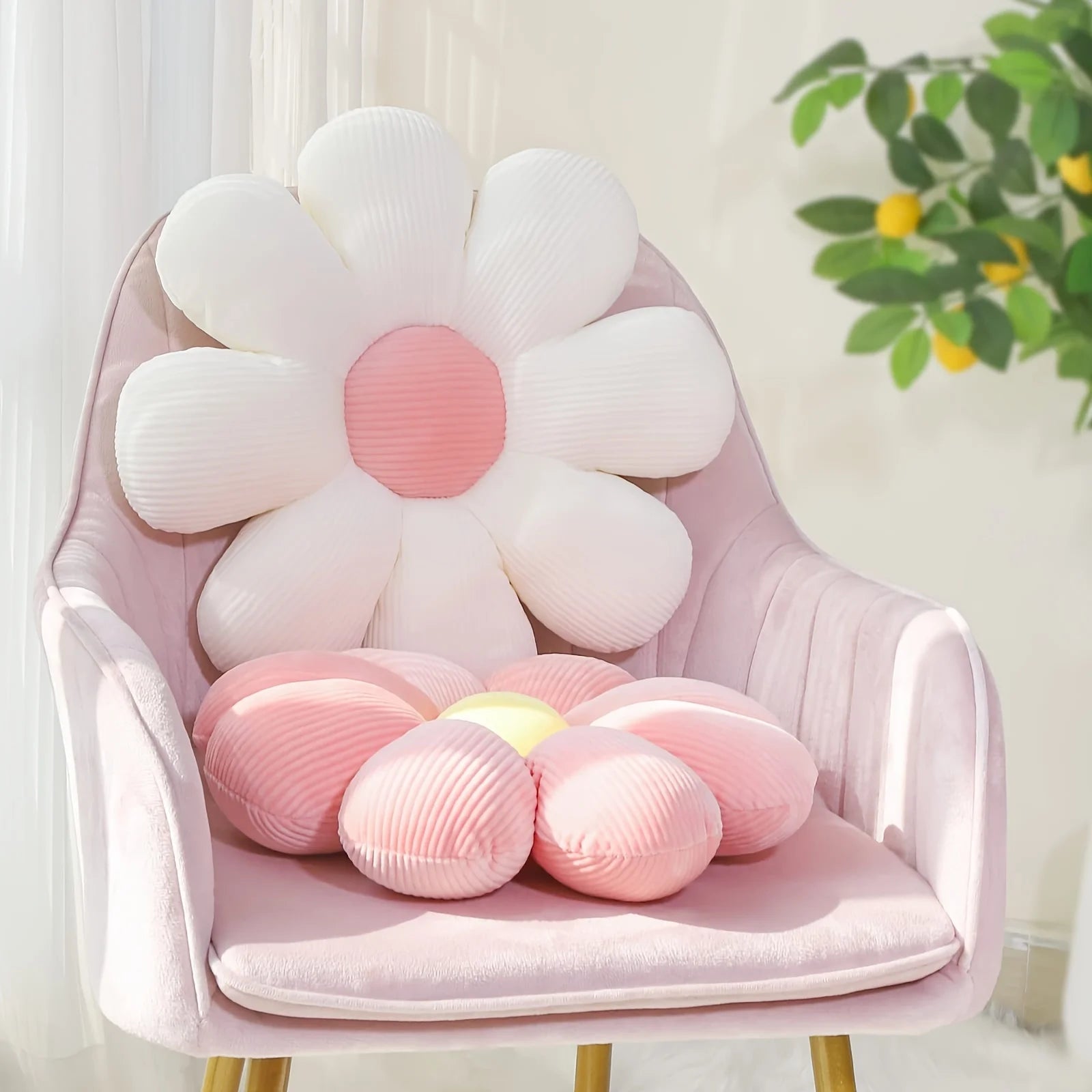Coussin Kawaii tournesol assortiment