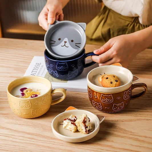 Ensemble de Tasse Kawaii ceramique