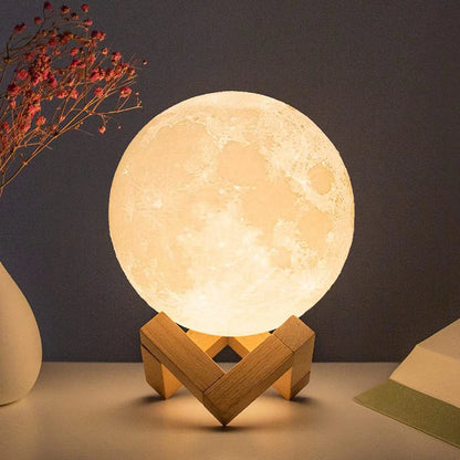 Lampe Lune Veilleuse LED blanc 2