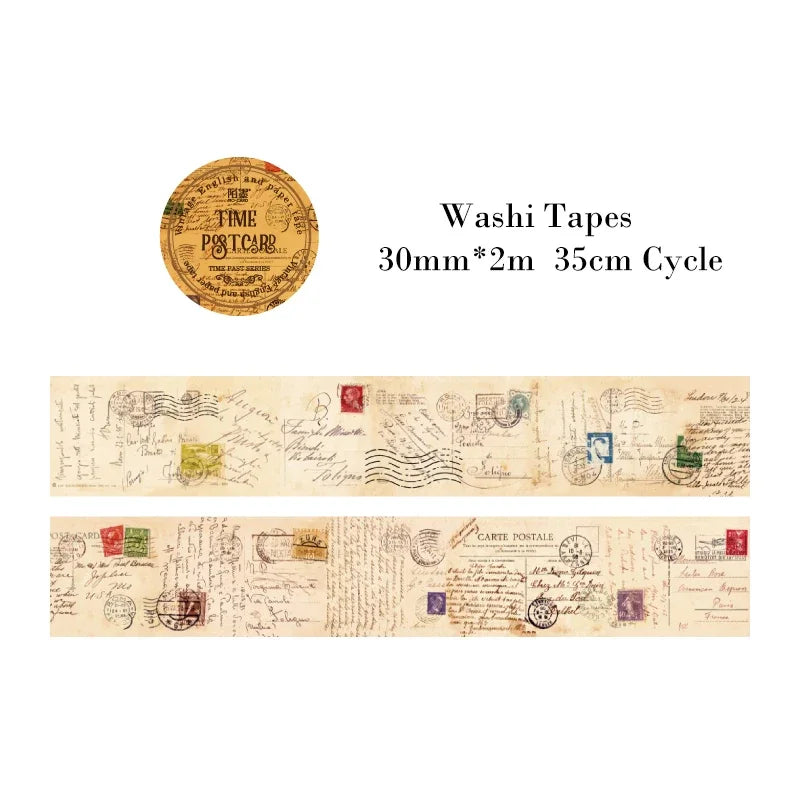 Masking Tape Vintage carte postale