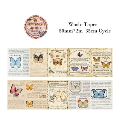 Masking Tape Vintage papillons
