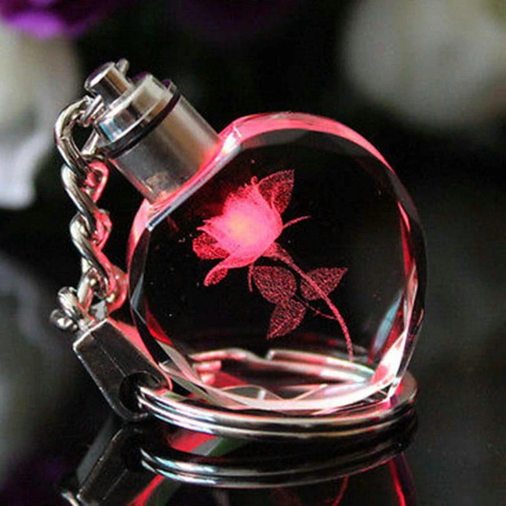Porte cle Kawaii LED Rouge