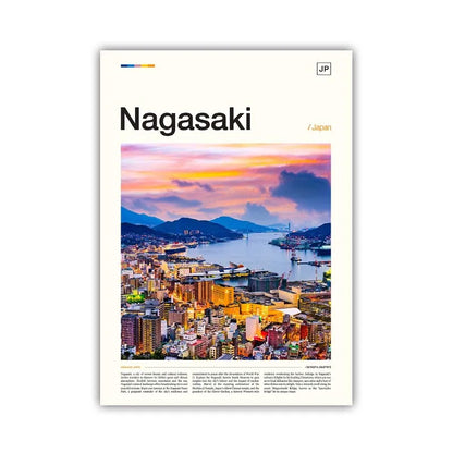 Poster Japon Nagasaki