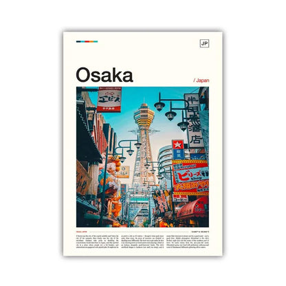 Poster Japon Osaka tour