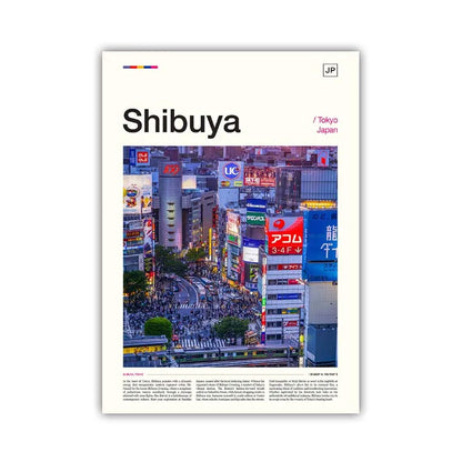 Poster Japon Shibuya