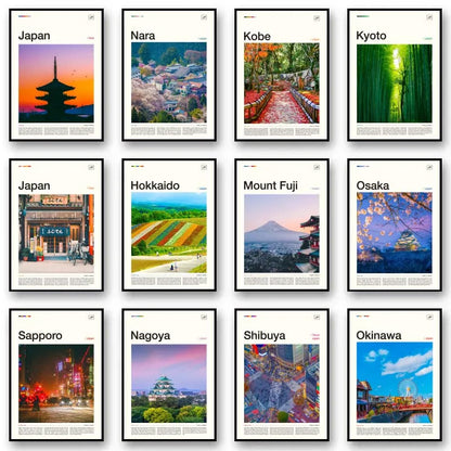 Poster Japon assortiment